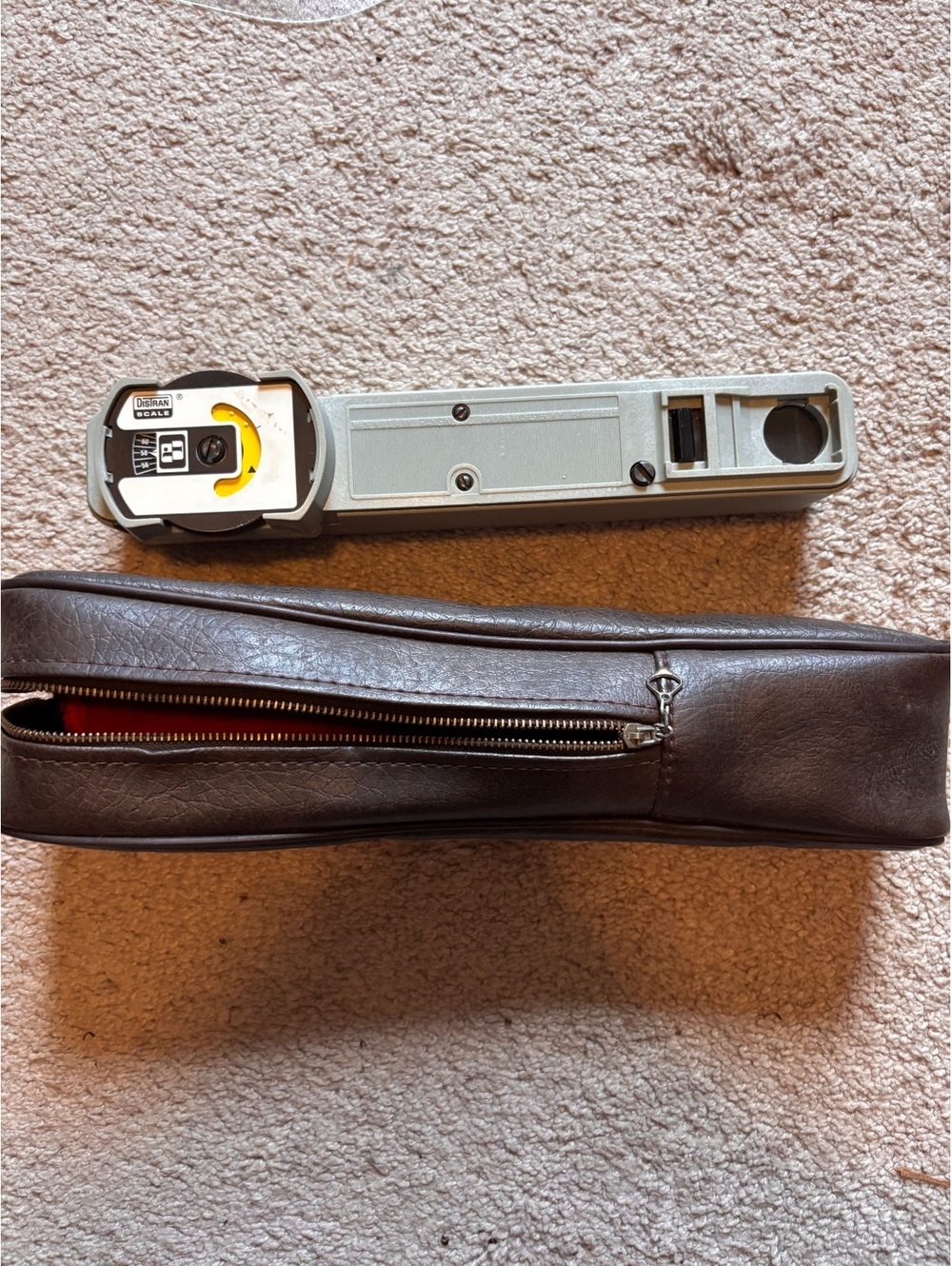 Vintage Ranging Rangematic Distance Finder Model 1000 w/ Distran Scale & Case